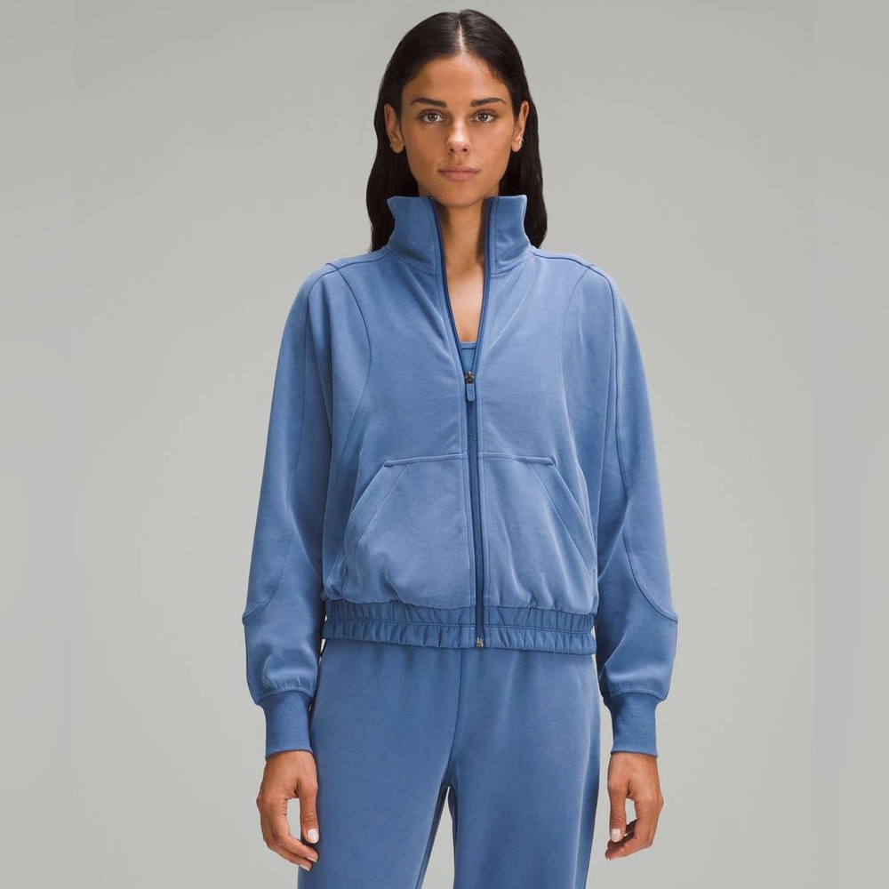 Lululemon Brushed Softstreme Funnel-Neck Zip Up